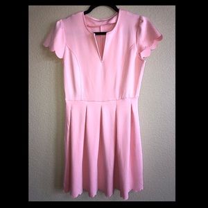 NWOT Scallop Skater Dress